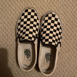 Checkered Vans Size 7